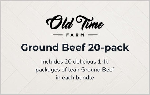 Ground Beef: 20x 1 lb